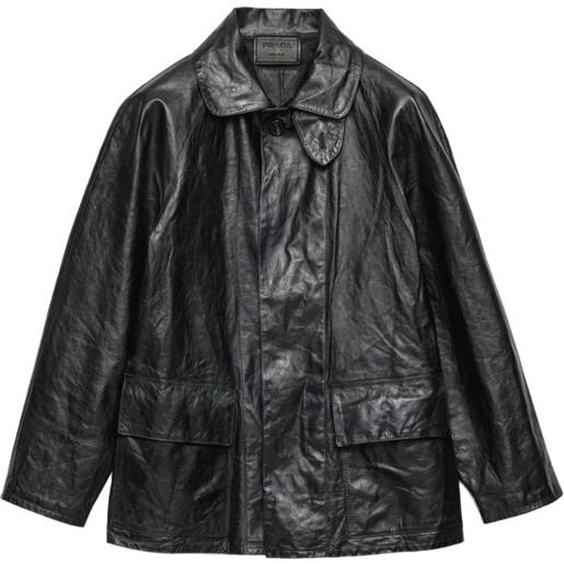 Prada giacca con maniche raglan - nero