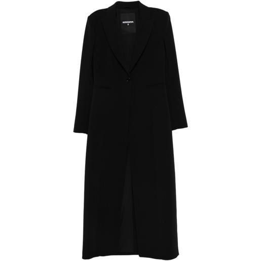 Patrizia Pepe cappotto lungo monopetto - nero