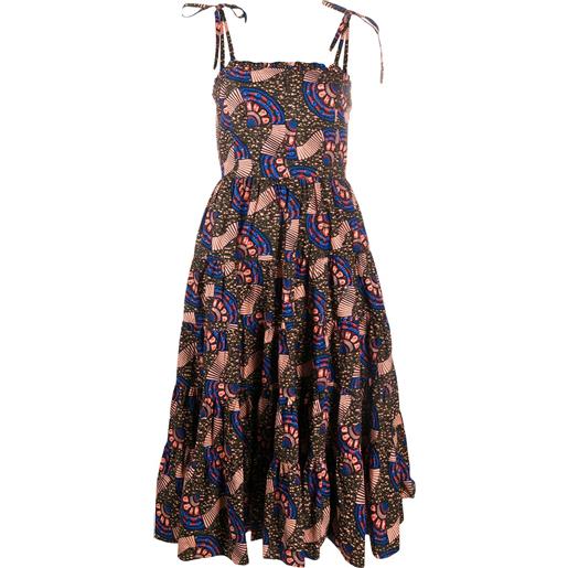 Ulla Johnson abito con stampa - verde