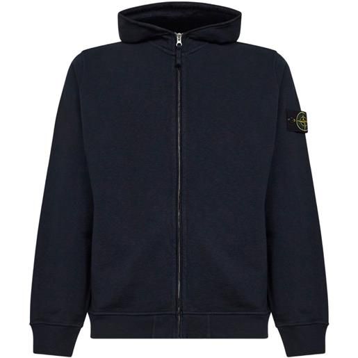 Stone Island felpa con cappuccio - blu