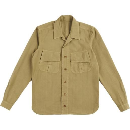 Fortela giacca-camicia meckongt - marrone