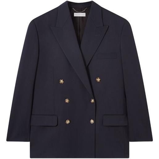 Stella McCartney giacca doppiopetto con abbottonatura - blu