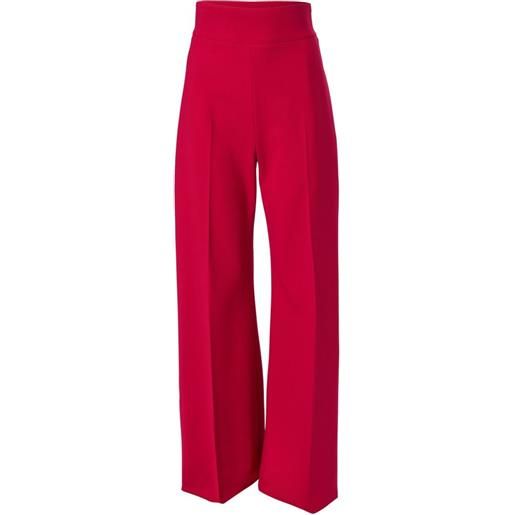 Carolina Herrera pantaloni diane a gamba ampia - rosso