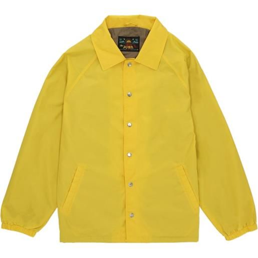 Fortela giacca coachjacket con abbottonatura automatica - giallo