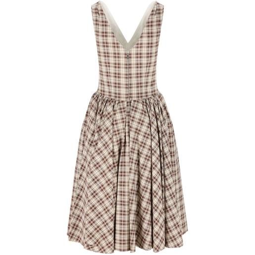 Prada abito a quadri - toni neutri