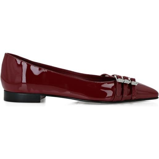 Philipp Plein ballerine con decorazione - rosso