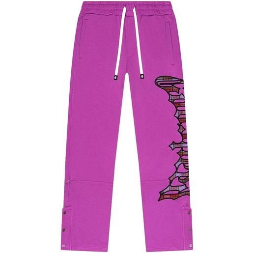 GODSPEED pantaloni sportivi con logo - rosa