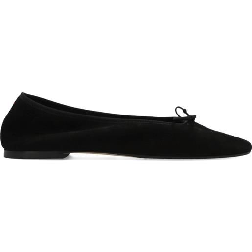 Aeyde ballerine con fiocco - nero
