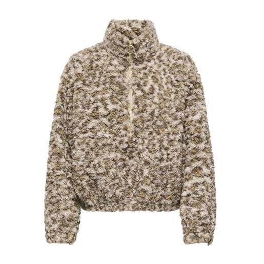 ONLY onlxena l/s teddy box swt, humus, m donna