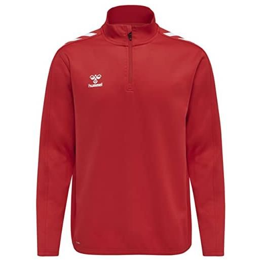 hummel felpa da uomo hmlcore xk half zip poly sweat
