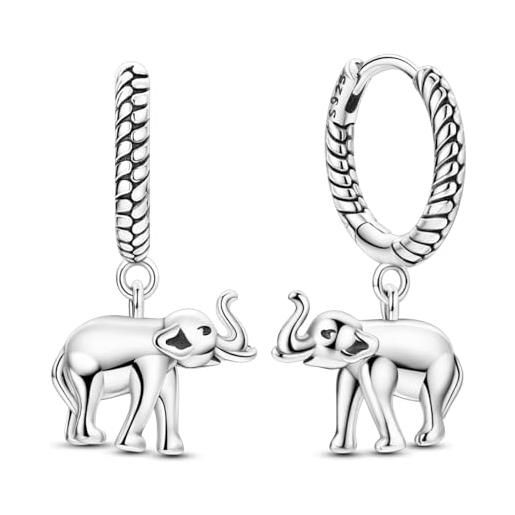 Orecchn con Elefante Decorat a Mano