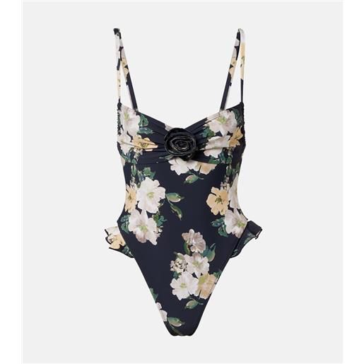 Montce costume intero liz con stampa floreale