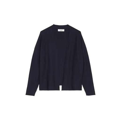 Marc O'Polo Denim marc oߴpolo denim donna cardigan giacca in maglia senza chiusura, blu (blue depths), l