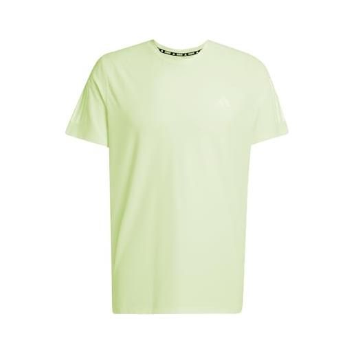 Adidas uomo own the run tee, preloved lime, l