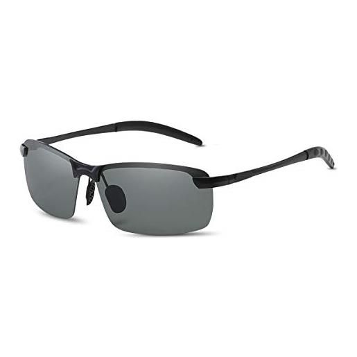 Occhiali Da Sole Fotocromatici Polarizzati Da Uomo, UV400, Per
