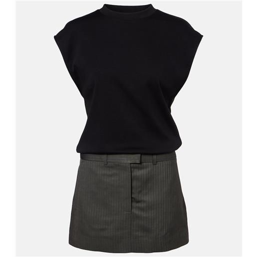 Acne Studios abito corto in cotone