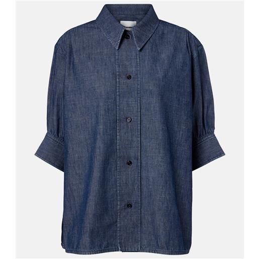 Jil Sander camicia in popeline di cotone