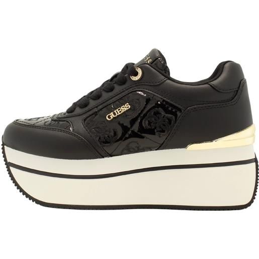 Sneakers GIALA Guess | con l'aggiunta di pelle | colore bianco