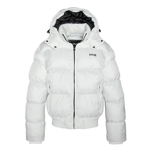Schott NYC chicago-blanc-xl piumino, bianco, uomo