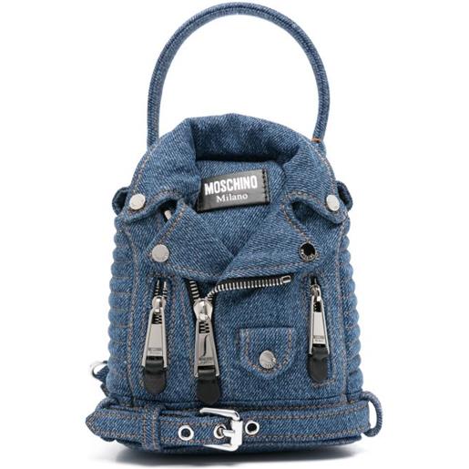 Moschino zaino denim - blu