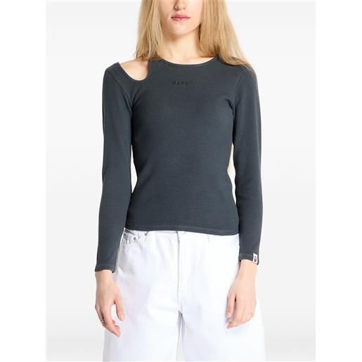 A BATHING APE® top con dettaglio cut-out - nero