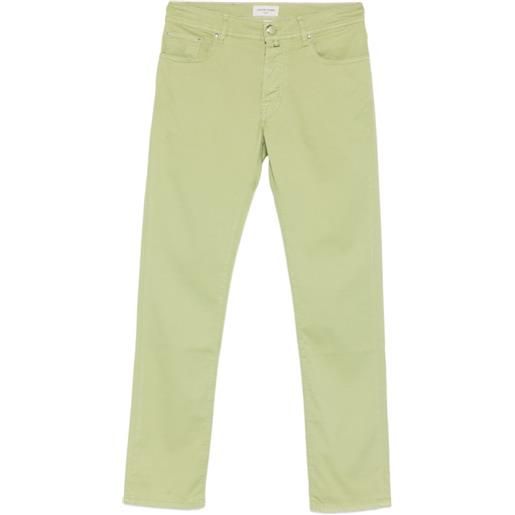 Jacob Cohën jeans slim con bottoni - verde
