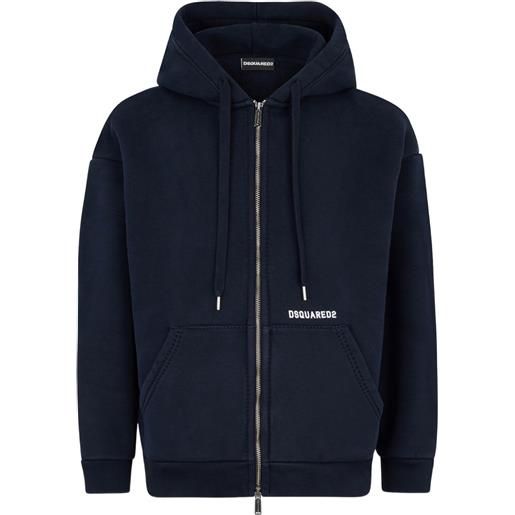 DSQUARED2 giacca con zip - blu