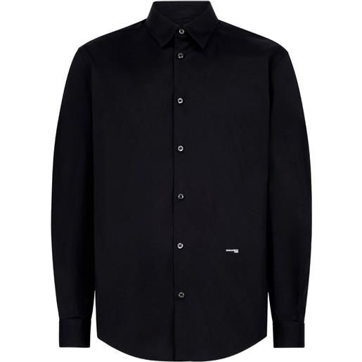 DSQUARED2 camicia dan relaxed - nero