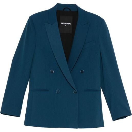 Patrizia Pepe blazer doppiopetto - blu