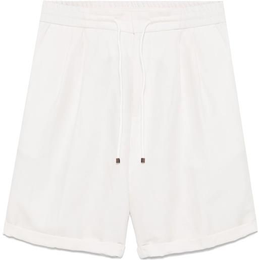 Brunello Cucinelli shorts con coulisse - bianco