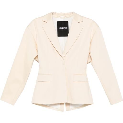 Patrizia Pepe blazer con cintura - toni neutri