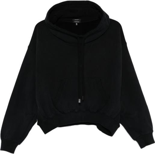 R13 felpa con cappuccio - nero