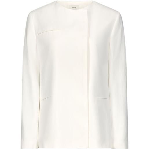 LouLou de Saison giacca asimmetrica bono - bianco