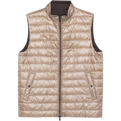 Herno gilet reversibile - toni neutri