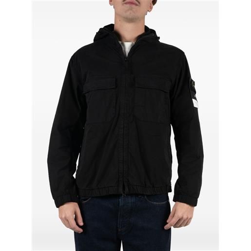 Stone Island giacca con cappuccio - nero
