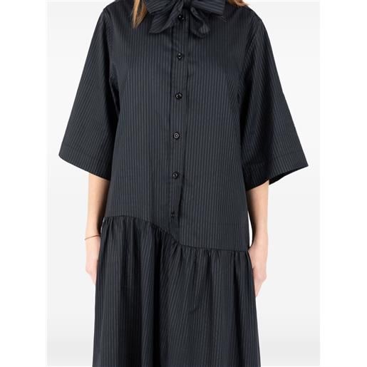 Société Anonyme abito midi gessato - grigio
