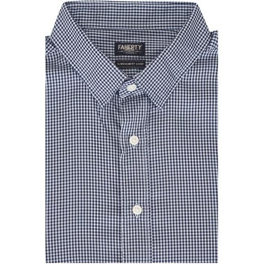 FAHERTY camicia con colletto polo - blu