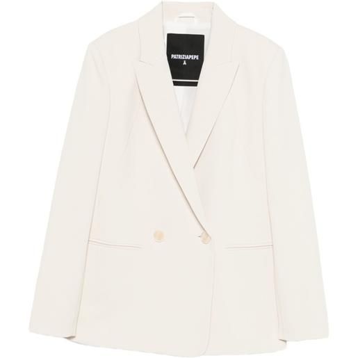 Patrizia Pepe blazer doppiopetto - toni neutri