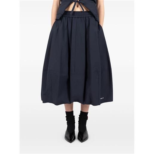 Société Anonyme gonna midi susy con inserti - blu
