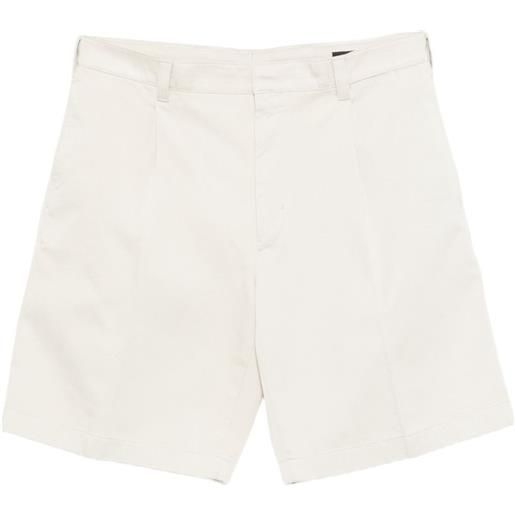 Prada bermuda con pieghe - toni neutri
