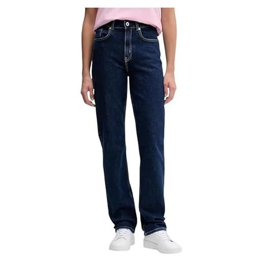 KARL LAGERFELD JEANS, donna, denim dritto a vita alta, gamba dritta, blu, 2832