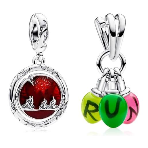 Ciondolo In Argento 925 Per Bracciale – Sport Fitness Cardio Running E Palestra, Charm Allenamento Forza E Camminata, Gioiello Personalizzato Regalo Per Donne E Ragazze