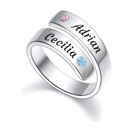 Anelli In Argento 925 Cassieca Per Donna – 3 Stili Con Zirconi AAAAA – Ipoallergenici