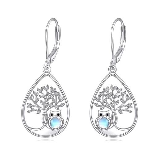 Orecchini A Cerchio Per Bambine Con Farfalla – Argento Sterling 925, Rosa E Azzurro, Diametro 12mm, Regalo Confezionato - 3