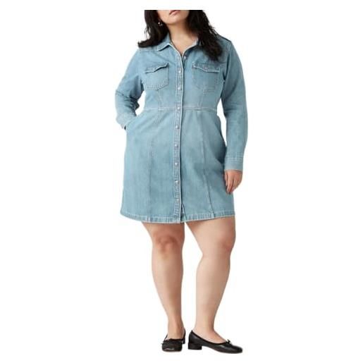 Levi's abito da donna plus size flynn western, ringing bells 2, 4xl plus