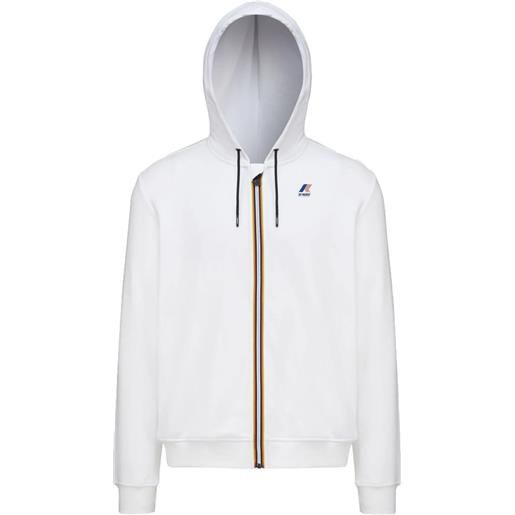 K-WAY felpa full zip con cappuccio arnel