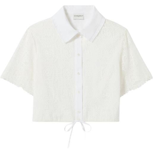 Claudie Pierlot camicia con coulisse - bianco