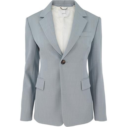 A.L.C. blazer elza con revers classici - blu