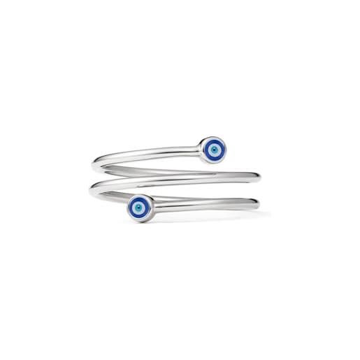 Anello da Dito Avvolgente con Stella Marina Marina per Donne e Ragazze in Argento Sterling 925 con Zirconi Cubici Stella Regolabile Aperta Impilabile Anelli per Promesse di Matrimonio Gioielli Regali