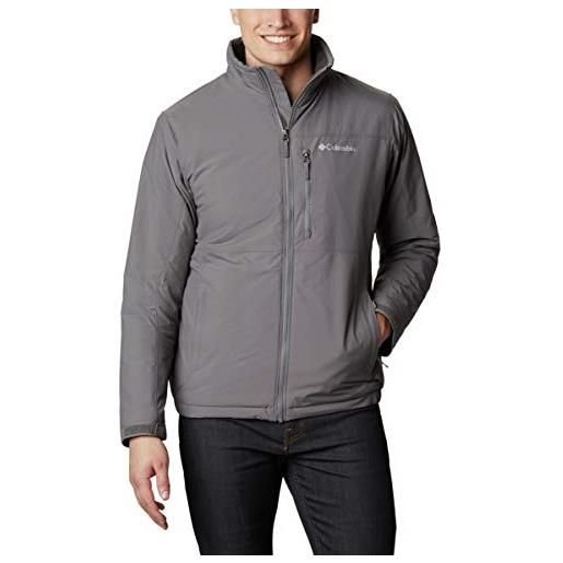 Columbia northern utilizer jacket giacca termica, grigio città, xxl uomo